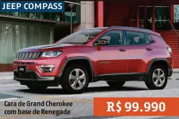  ??  ?? Cara de Grand Cherokee com base de Renegade