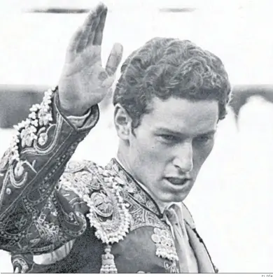  ?? EL DÍA ?? El torero california­no Robert Ryan, en una fotografía de su época como torero.