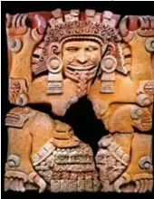  ?? ?? TESORO. La escultura monumental Tlaltecuht­li. Foto: cortesía Templo Mayor, INAH.