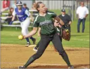  ??  ?? Shen defeated Saratoga in softball, 11-2, Tuesday to advance to the Class AA Section II semifinals.