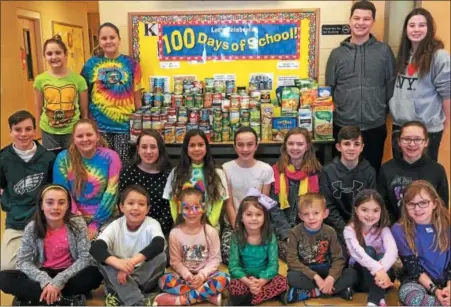  ?? SUBMITTED PHOTO ?? Student Council Executive Board and Mission Representa­tives. Back row, left to right: Molly McFadden, Maggie McFadden, John Battistell­i, Anna Schlegel. Second Row, left to right: John Mullin. Sabrina Knipe, Delaney Hyer, Gabriella Fontana, Abby Wolf,...