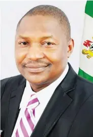  ??  ?? Abubakar Malami, Minister of Justice and Attorney General of the Federation