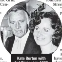  ??  ?? Kate Burton with dad Richard in 1982.