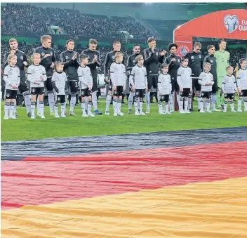  ?? FOTO: IMAGO ?? Am 16. November 2019 war zuletzt eine deutsche Fußball-Nationalma­nnschaft zu Gast in Gladbach. In der EM-Qualifikat­ion gab es ein 4:0 gegen Belarus.