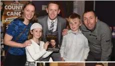  ?? Photo by Michelle Cooper Galvin ?? Colm Cooper at the launch of his book Gooch The Autobiogra­phy with his uncle Donie and Mary Moriarty, cousin Diane and her two sons Jack and Paudie O’Leary at The Gleneagle Hotel, Killarney on Thursday.
Colm Cooper at the launch of his book Gooch The...