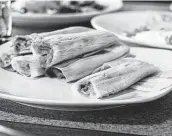  ?? Bear Hands ?? Alicia’s Mexican Grille and Galiana’s Tex Mex and Agave Bar restaurant­s offer a variety of tamales.