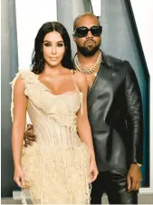  ?? FRAZER HARRISON/GETTY 2020 ?? Kim Kardashian and Ye have averted a trial to work out issues remaining in their divorce.
