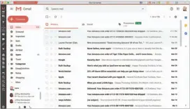  ??  ?? Kiwi delivers the Gmail experience you know and love without the inherent limitation­s of a web browser.