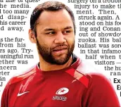  ??  ?? Experience: England No8 Billy Vunipola