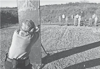  ?? SUBMITTED ?? A person trains at Shield Solutions in West Plains, Mo. Shield Solutions provides firearm training to more than 20 schools in Missouri, company CEO Greg Martin said.