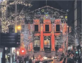  ?? PHOTO: PA WIRE ?? Inspiring: Dublin City Hall is illuminate­d as part of the council’s ‘Winter Lights’ initiative which features projection­s at 13 iconic sites for 31 nights.