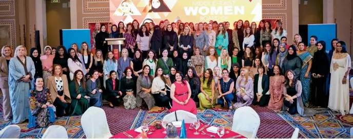  ?? ?? Delegates at the ‘Middle-east Women’s Board of Directors Iftar powered by Khaleej Times’