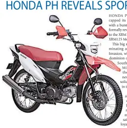 Honda Ph Reveals Sportiest Xrm125 Variant In Cebu Invasion Pressreader