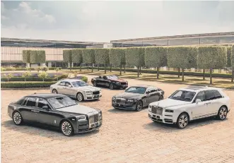  ??  ?? Rolls-Royce Motor Cars has mobilised its entire fleet of cars to help local good causes