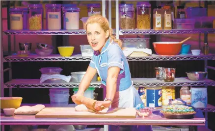  ?? COURTESY OF JEREMY DANIEL ?? Bailey McCall stars as Jenna in the national touring production of “Waitress,” which runs Tuesday through Sunday at Chrysler Hall in Norfolk.