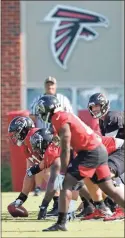  ?? AP - John Bazemore, file ?? The Falcons became the latest NFL team to be affected by COVID-19, being forced to close their facilities in Flowery Branch.