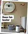  ?? ?? Duux fan heater