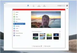  ??  ?? Zoom’s Ai-generated background­s are pretty seamless with a good PC.