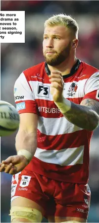  ??  ?? Box office: No more Boxing Day drama as Derby Day moves to Dec 22 next season. Right: Dragons signing Ross Moriarty