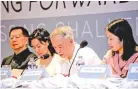  ??  ?? ETON PROPERTIES Philippine­s, Inc. (EPPI) is focusing on growing its leasing business this year. In photo are EPPI’s board of directors from left to right: Johnip G. Cua, independen­t director; Karlu T. Say, director; Dr. Lucio C. Tan, chairman; and...