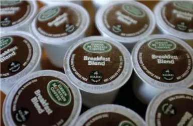  ?? JOE RAEDLE/GETTY IMAGES ?? The K-Cup is the largest selling single-serve coffee pod, but is nonrecycla­ble, leading to a search for a compostabl­e version.