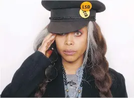  ?? THE ASSOCIATED PRESS/FILES ?? Erykah Badu opened up about creativity — and led an enlighteni­ng discussion about chakras — ahead of her gig Sunday as host of the Soul Train Awards.