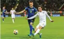  ?? Photograph: Nigel Keene/ ProSports/Rex/Shuttersto­ck ?? Ben Chilwell in action away to Kosovo in November 2019, in England’s last Euro 2020 qualifier.