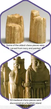 3.25 English vs Scottish Hand Painted Polystone Chess Pieces