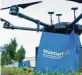  ?? Walmart Inc. / TNS ?? Last year, Walmart teamed up with Israeli startup Flytrex for drone deliveries.