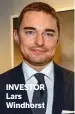  ??  ?? INVESTOR Lars Windhorst