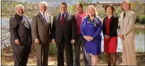  ?? SANTA CLARA VALLEY WATER DISTRICT ?? The board of the Santa Clara Valley Water District, a government agency based in San Jose: from left, Tony Estremera, Dick Santos, John Varela, Gary Kremen, Barbara Keegan, Nai Hsueh and Linda LeZotte.