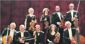  ?? ?? The nine-piece chamber ensemble, Chamber Philharmon­ic Europe who will perform in Kilworth Community Centre on Thursday, April 7.