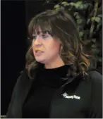  ?? NEWS PHOTO GILLIAN SLADE ?? Jaime Rogers, manager homeless & housing developmen­t department Medicine Hat Community Housing Society, addresses volunteers before they embark on a PointIn-Time Count of the homeless in the community on Wednesday night.