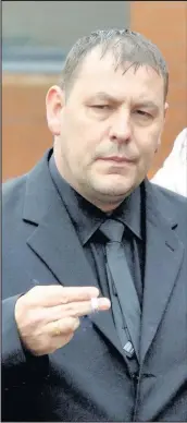  ??  ?? Mark Biggs, 41, at Leicester Crown Court