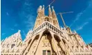  ?? ?? The new date for La Sagrada Familia coincides with the centenary of the death of its architect. Photograph: Alexander Spatari/Getty