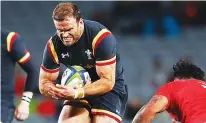  ??  ?? Dropped: Jamie Roberts playing for Wales