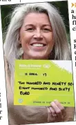  ??  ?? ➤➤WHILE it’s hard not to raise a smile when someone who is hard up wins the lottery, the flip side is that it can come close to glorifying gambling. Take Niamh O’Meara who scooped €279,860 in the Euromillio­ns draw. She was down to her last €20, so...