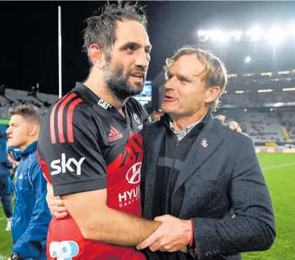  ?? Photo / Photosport ?? Outgoing coach Scott Robertson described Sam Whitelock as a Crusaders immortal.