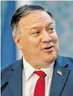  ?? BILD: SN/AFP ?? Außenminis­ter Mike Pompeo startete seine Europavisi­te in Prag, Donnerstag kam er nach Wien.