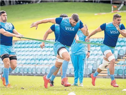  ?? Villarpres­s ?? Petti, Kremer y el capitán Matera, tres forwards determinan­tes en los Pumas