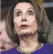  ??  ?? House Speaker Nancy Pelosi