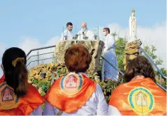  ?? JEISSON GUTIÉRREZ ?? Monseñor Víctor Tamayo durante la eucaristía.