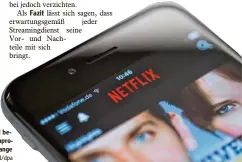  ?? Foto: Rolf Vennenbern­d/dpa ?? Netflix ist für seine große Serienausw­ahl be kannt. Große Erfolge feiern sie mit Eigenpro duktionen wie „House of Cards“und „Orange is the New Black“.