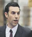  ??  ?? 0 Sacha Baron Cohen is a known prankster