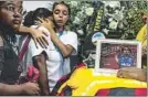  ?? FOTO: AP ?? Funeral de Christian Esmerio en Río