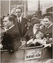  ??  ?? ABOVE: Bruno, Peppino and Ricciotti Jr. arrive in Paris to enlist in the French Foreign Legion