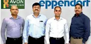  ??  ?? Avon Sales Manager Wickramasi­nghe, Eppendorf Export Manager Kushagra Mohan, Avon General Manager Dilip K. Fernando and Eppendorf India Managing Director Shankarana­rayan