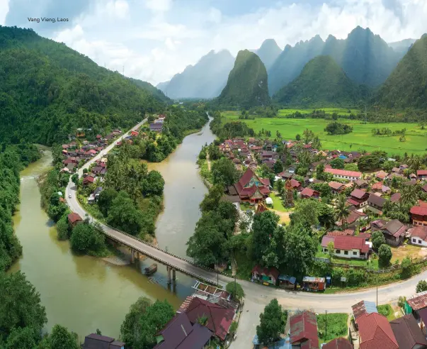  ??  ?? Vang Vieng, Laos