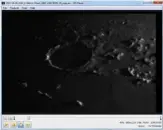  ?? ??  Screenshot 1: A single unprocesse­d frame from Martin’s monochrome lunar video