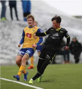  ?? FOTO: KJARTAN BJELLAND ?? Sander Sjøkvist scoret Starts mål mot Jerv forrige uke.
